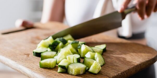 Cucumber - a low-calorie vegetable for unloading