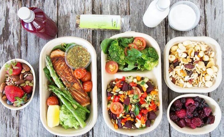 Nutrition menu