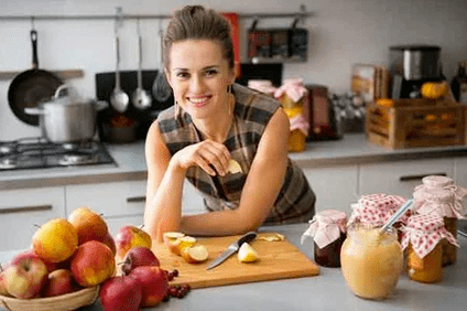 Lazy diet at home