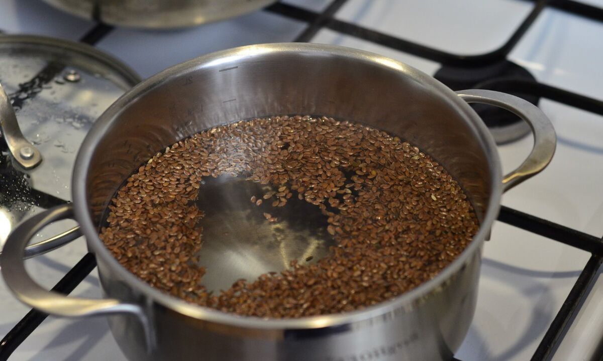 One way to consume flaxseed is decoction