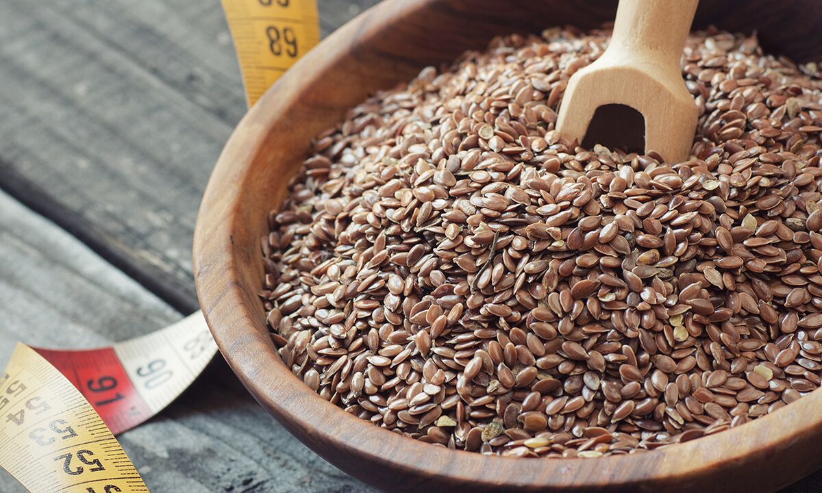 The flaxseed on the menu reduces overweight and improves mood